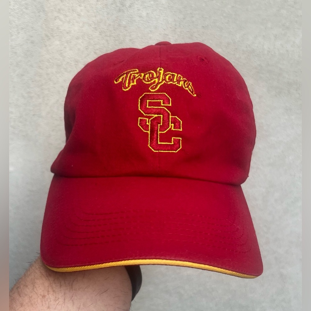 USC Trojans Cardinal & Gold Embroidered Buckle Adjustable One Size Fits All Hat